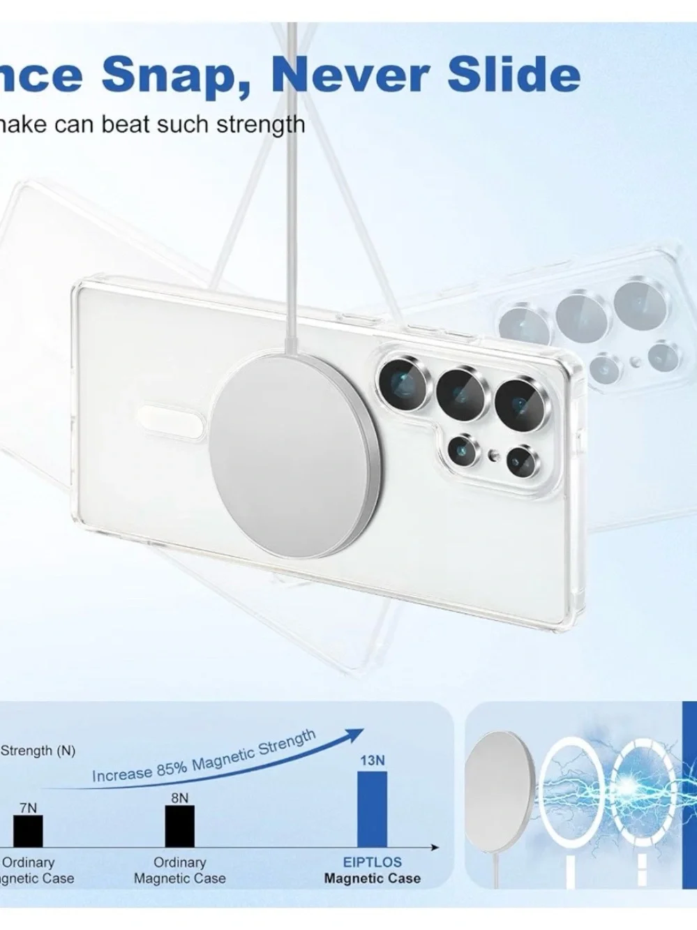 Strong Magnetic for Samsung Galaxy S25 Ultra Case